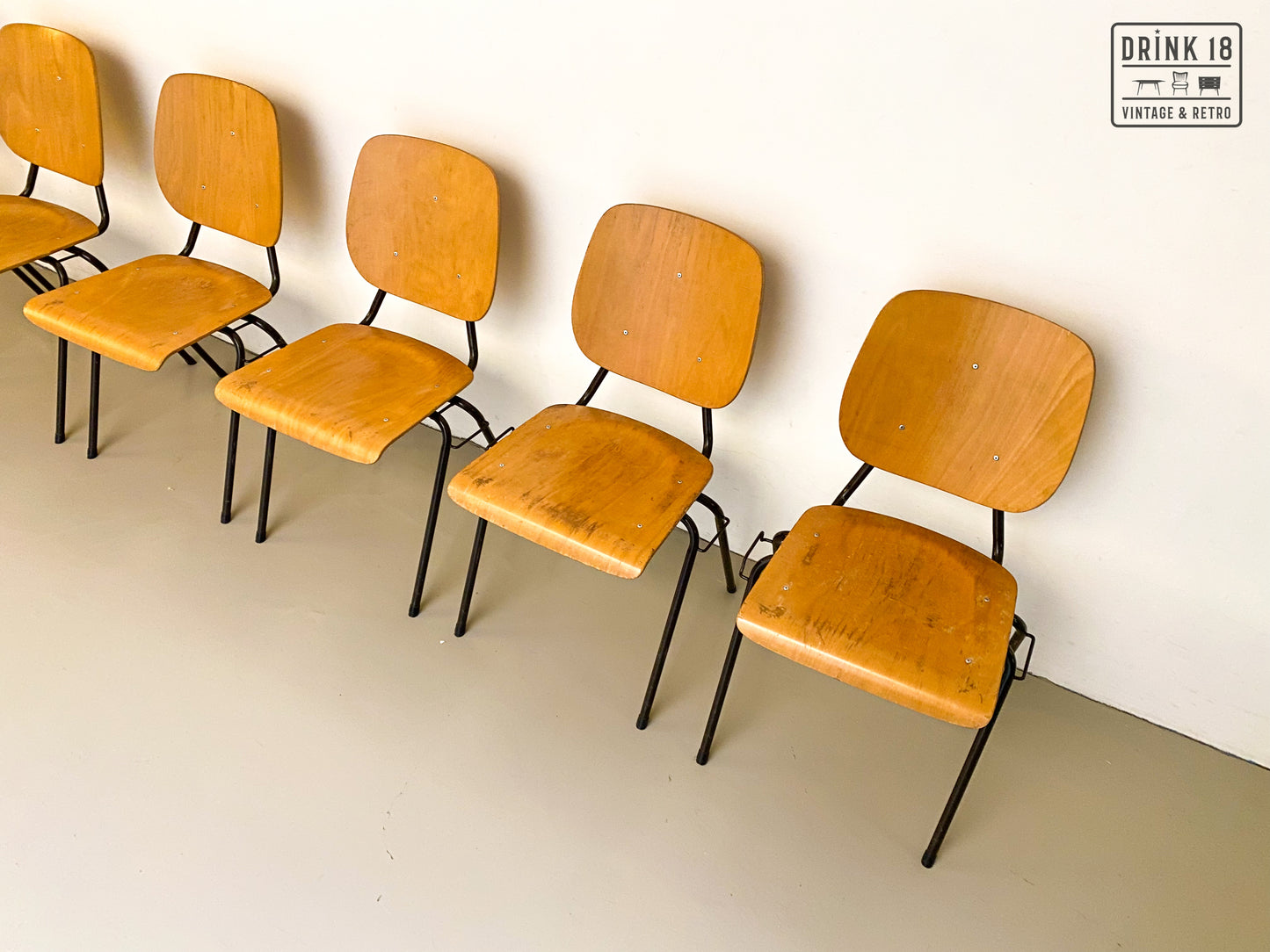 Set van zes stoelen - Riemersma Meubelen