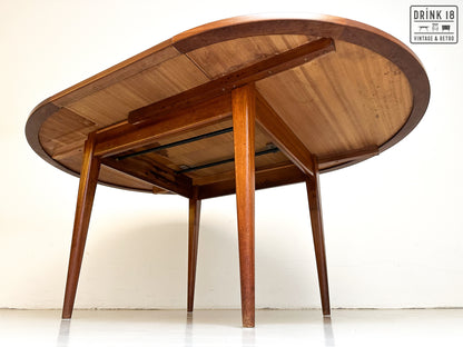Vintage - Verlengbare ronde eettafel XL #1
