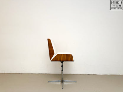 Vintage - Bureaustoel (off-white bouclé)
