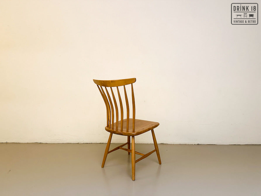 Zes Akerblom Spijlenstoelen - Bengt Akerblom & Gunnar Eklöf