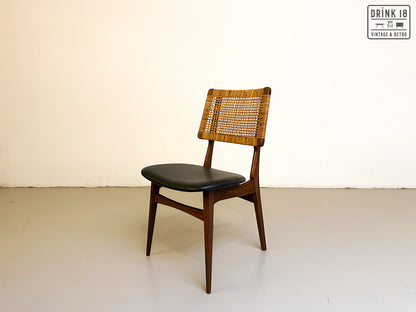 Jensen & Lykkegaard -  Vier rotan eetkamerstoelen