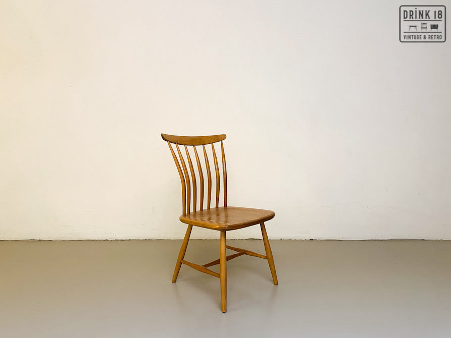 Zes Akerblom Spijlenstoelen - Bengt Akerblom & Gunnar Eklöf