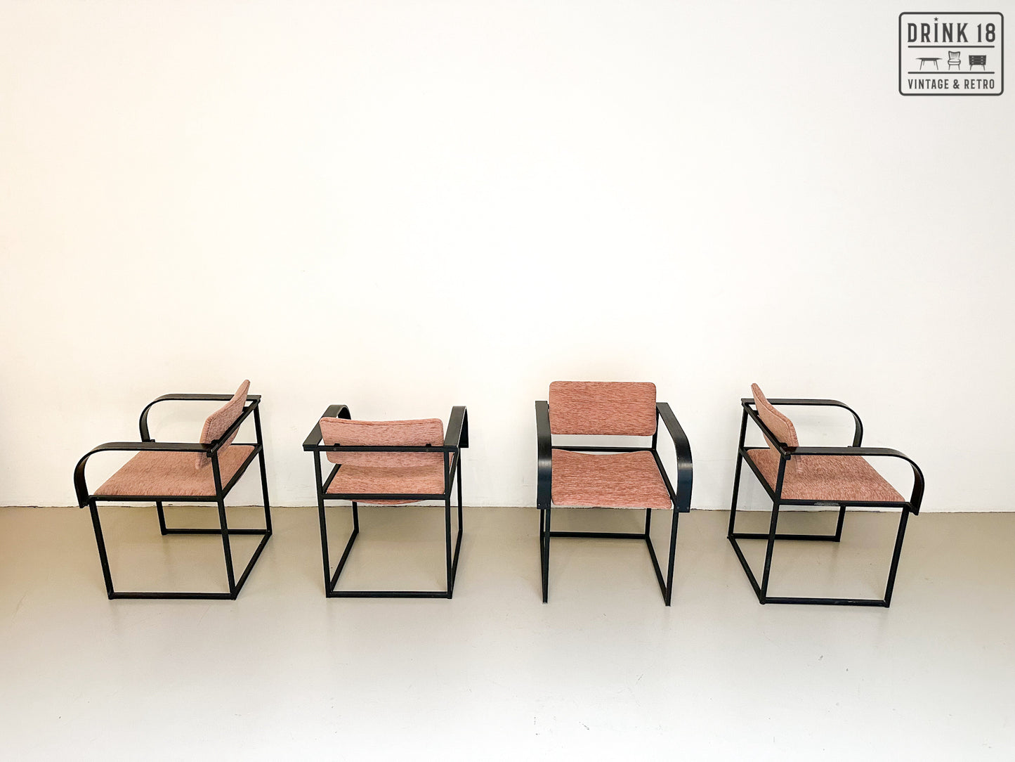 Vier FM80 stoelen - Pastoe