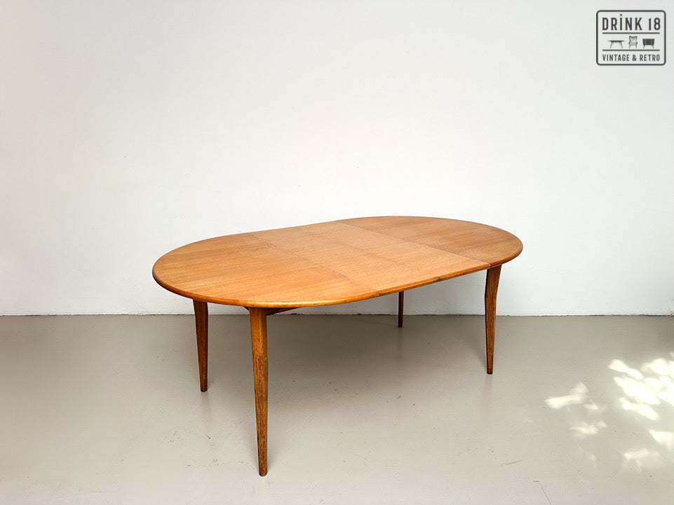 Vintage - Verlengbare ronde eettafel XL