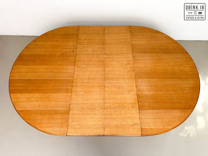 Vintage - Verlengbare ronde eettafel XL
