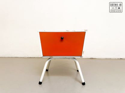 Vintage - Set van 50s nachtkastje en tafeltje