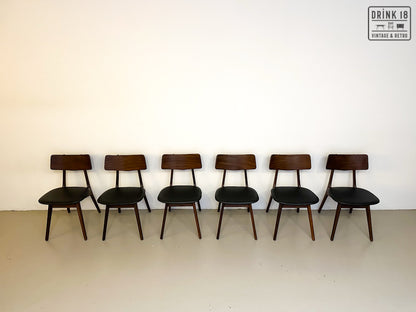 Zes Stavanger eetkamerstoelen - Louis van Teeffelen