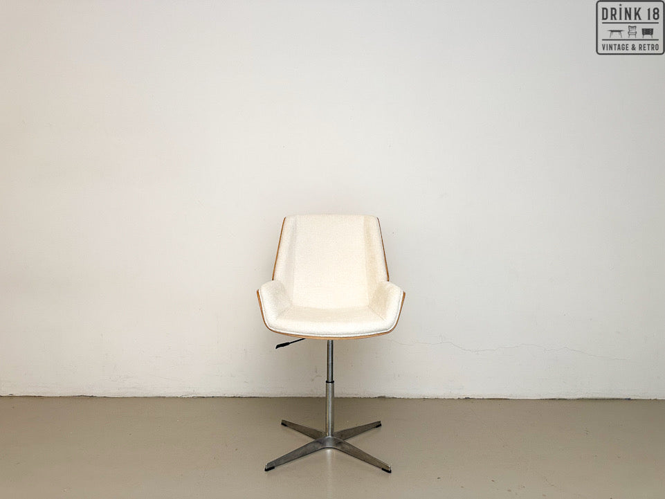 Vintage - Bureaustoel (off-white bouclé)