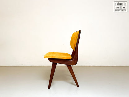 Vier vintage eetkamerstoelen (Sun) - Louis van Teeffelen