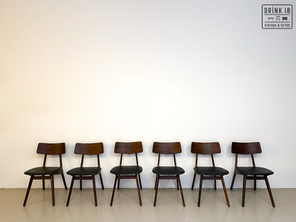 Zes Stavanger eetkamerstoelen - Louis van Teeffelen