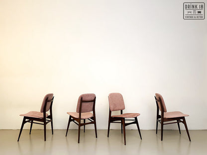 Vier vintage eetkamerstoelen - Louis van Teeffelen