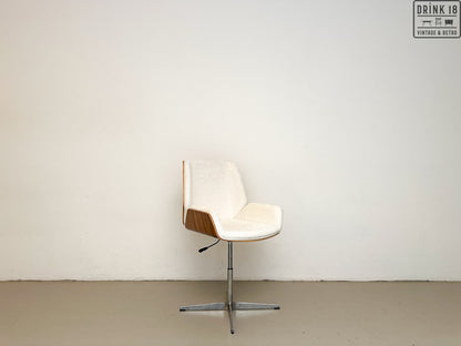 Vintage - Bureaustoel (off-white bouclé)