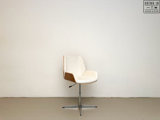 Vintage - Bureaustoel (off-white bouclé)
