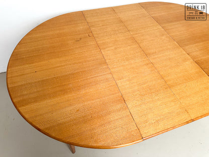 Vintage - Verlengbare ronde eettafel XL