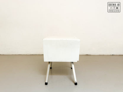 Vintage - Set van 50s nachtkastje en tafeltje
