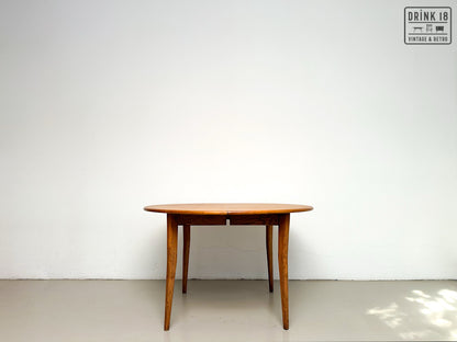 Vintage - Verlengbare ronde eettafel XL