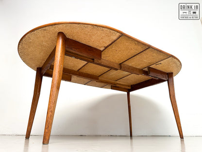 Vintage - Verlengbare ronde eettafel XL
