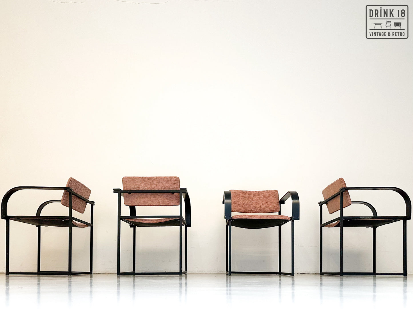 Vier FM80 stoelen - Pastoe