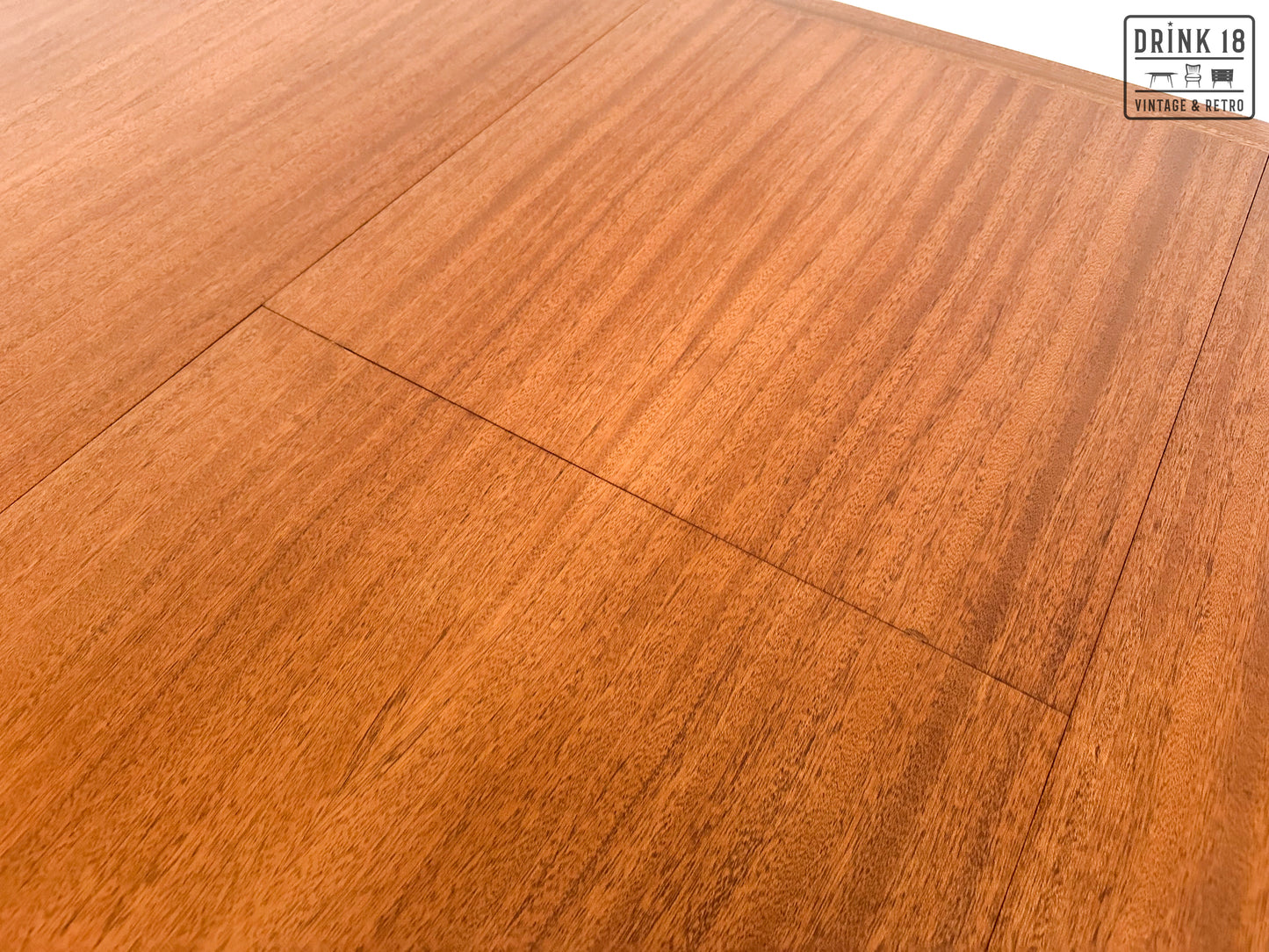 Vintage - Verlengbare ronde eettafel XL #1