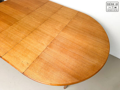 Vintage - Verlengbare ronde eettafel XL