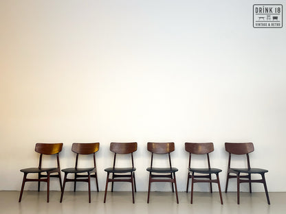 Zes Stavanger eetkamerstoelen - Louis van Teeffelen