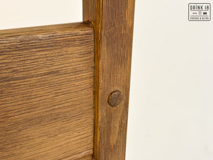 Brutalist - Set van acht eetkamerstoelen met gevlochten zitting