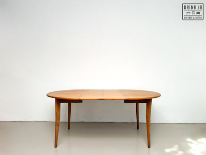 Vintage - Verlengbare ronde eettafel XL
