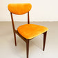 Vintage - Zes vintage eetkamerstoelen (Sun)