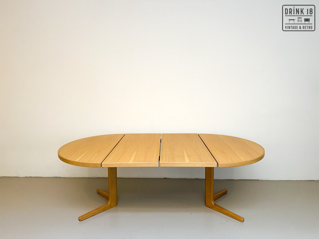 Veijle Møbelfabrik - Verlengbare ronde eettafel XL