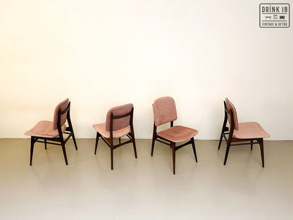 Vier vintage eetkamerstoelen - Louis van Teeffelen