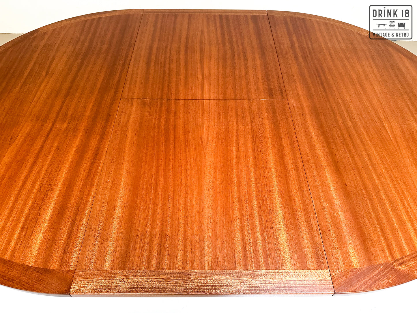 Vintage - Verlengbare ronde eettafel XL #1