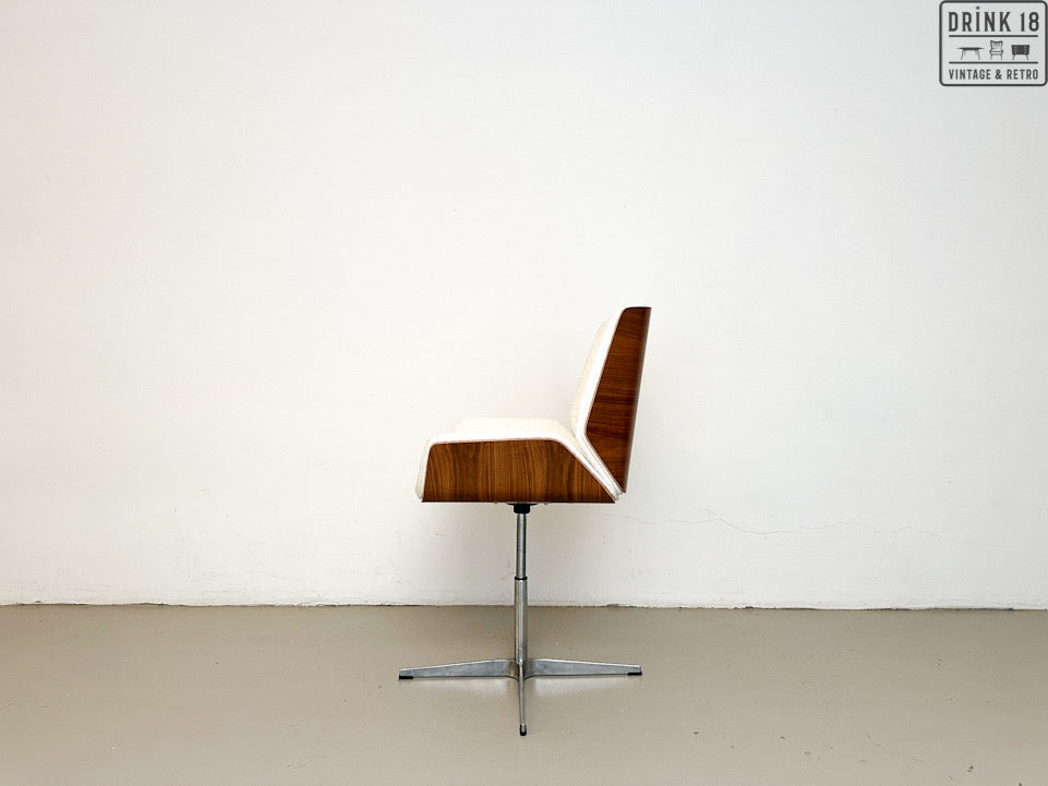 Vintage - Bureaustoel (off-white bouclé)