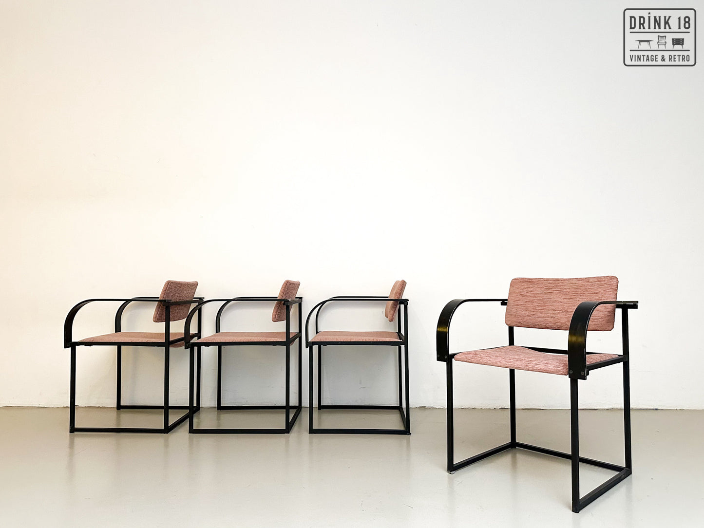 Vier FM80 stoelen - Pastoe