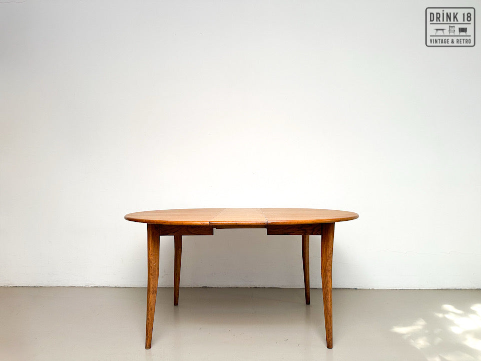 Vintage - Verlengbare ronde eettafel XL