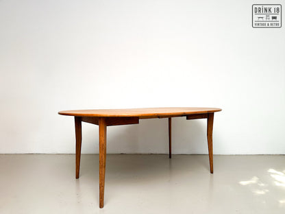 Vintage - Verlengbare ronde eettafel XL
