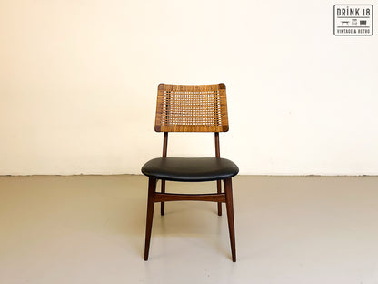 Jensen & Lykkegaard -  Vier rotan eetkamerstoelen