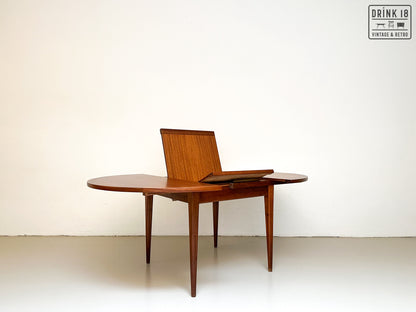 Vintage - Verlengbare ronde eettafel XL #1