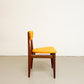 Vintage - Zes vintage eetkamerstoelen (Sun)