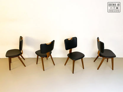 Vintage - Vier Eetkamerstoelen #6