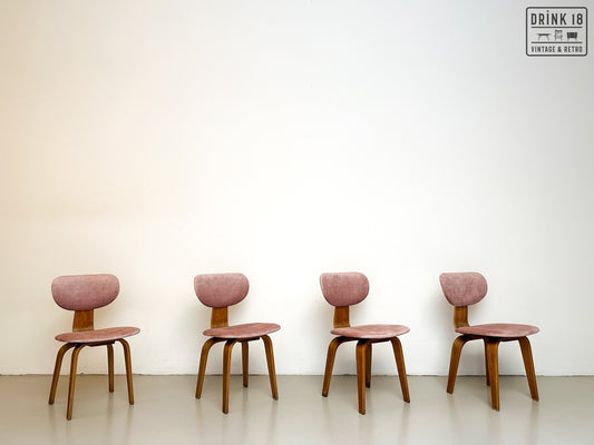 Vier SB02 Eetkamerstoelen - Pastoe