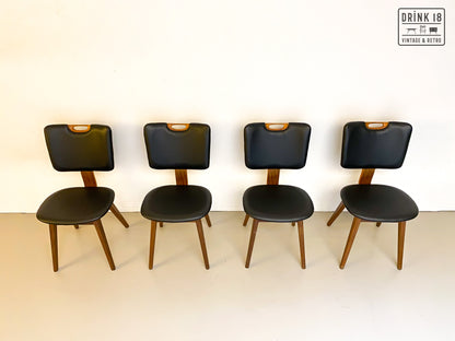 Vintage - Vier Eetkamerstoelen #6