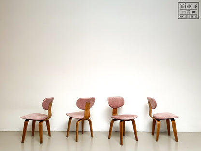 Vier SB02 Eetkamerstoelen - Pastoe