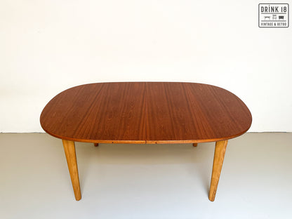 Vintage - Verlengbare ovale eettafel XL