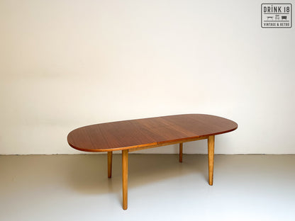 Vintage - Verlengbare ovale eettafel XL