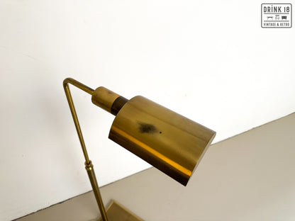 Vintage - Vergulde staanlamp