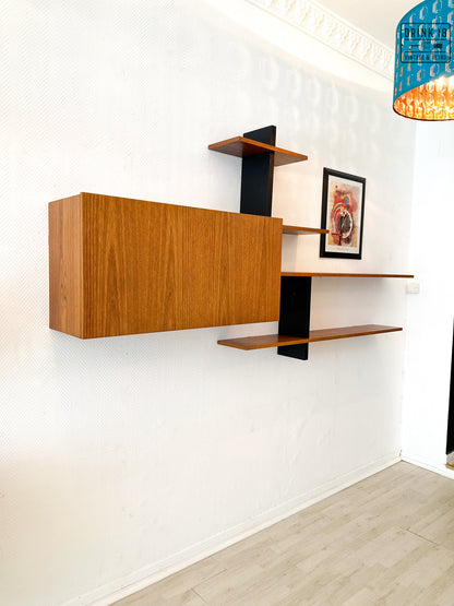 Vintage design - Wandsysteem met bureaublad