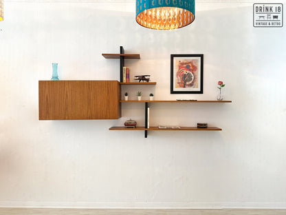Vintage design - Wandsysteem met bureaublad