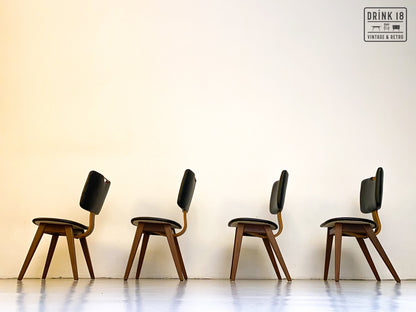 Vintage - Vier Eetkamerstoelen #6