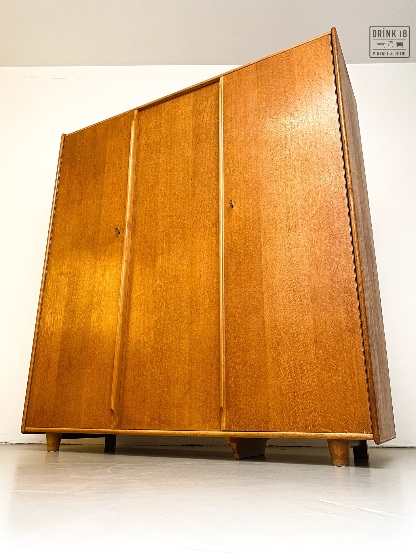 Vintage Kleerkast Eikenserie - Pastoe