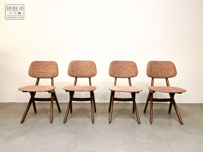 Vier Schaar-serie stoelen - Louis van Teeffelen